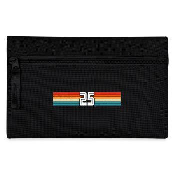 25 Jahre retro 25. Geburtstag - Federtasche - Schwarz - Vorne