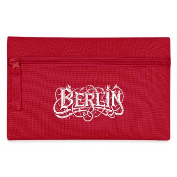 Berlin heavy metal headbanger typography - Pencil Case - red - Front