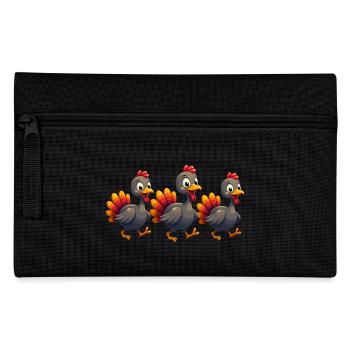 Thanksgiving Truthahn Baby - Federtasche - Schwarz - Vorne