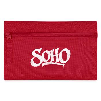 Soho Graffiti Shirt Design - Federtasche - Rot - Vorne