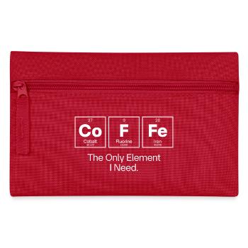 Coffee The Only Element I Need - Pencil Case - red - Front