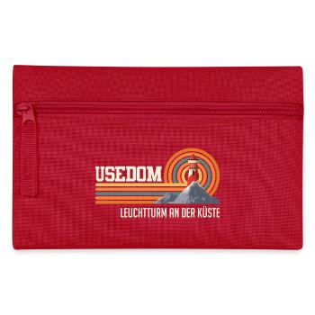 USEDOM LIGHTHOUSE ON THE COAST Fun - Pencil Case - red - Front