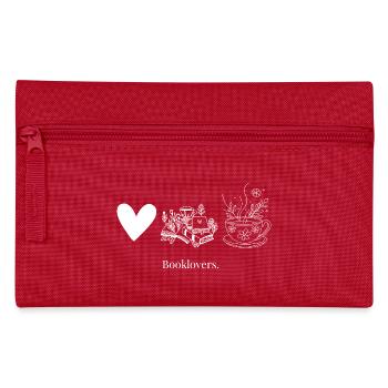 I love books - Pencil Case - red - Front