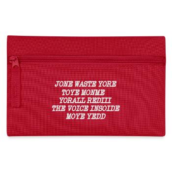 JONE WASTE YORE TOYE MONME YORALL REDIII THE VOICE - Federtasche - Rot - Vorne