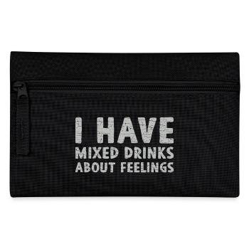 Mixed drinks about feelings - Pencil Case - black - Front