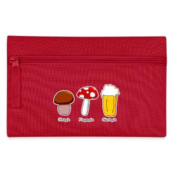 Pilze - Federtasche - Rot - Vorne