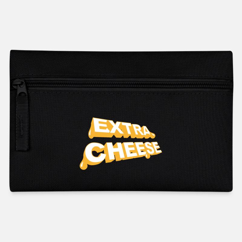 Extra Cheese - Extraportion Käse - Federtasche - Schwarz