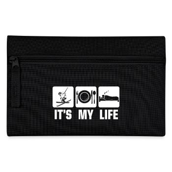 Ski est ma vie - Trousse - noir - Devant