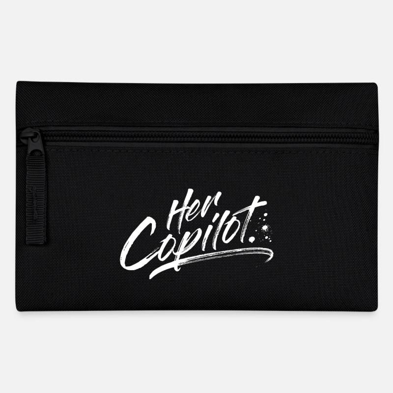Her Copilot - Federtasche - Schwarz