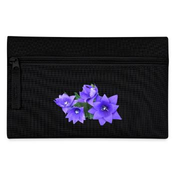 flowers lilies tulips orchids sunflower dahlia ger - Pencil Case - black - Front