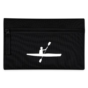 Kanusport Kanu Rudern Boot Ruderboot Wassersport - Federtasche - Schwarz - Vorne