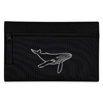 whale - Pencil Case - black - Front