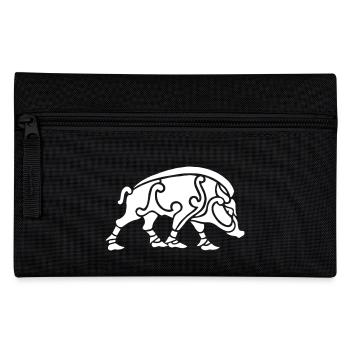 Wild boar - Pencil Case - black - Front
