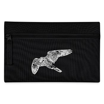 Vintage falcon in flight - Pencil Case - black - Front