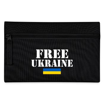 Free ukraine - Federtasche - Schwarz - Vorne