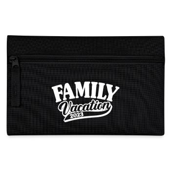 Vacances en famille 2023, Matching Family Summer Vacay - Trousse - noir - Devant
