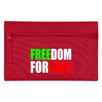 Freedom for iran - Pencil Case - red - Front