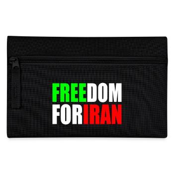 Freedom for iran - Federtasche - Schwarz - Vorne