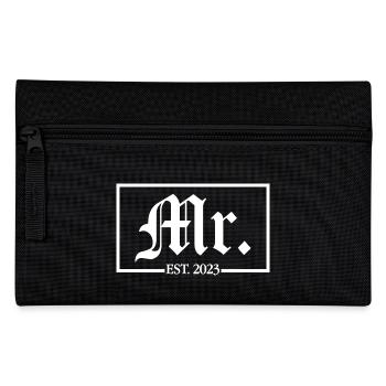 2023 Fiançailles pour la fête de mariage du marié - Trousse - noir - Devant