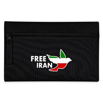 Free iran - Federtasche - Schwarz - Vorne