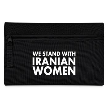 We stand with iranian women - Pencil Case - black - Front