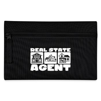 Real EState Agent - Pencil Case - black - Front