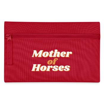 ! Mère des chevaux - Mutter von Pferden - Trousse - rouge - Devant