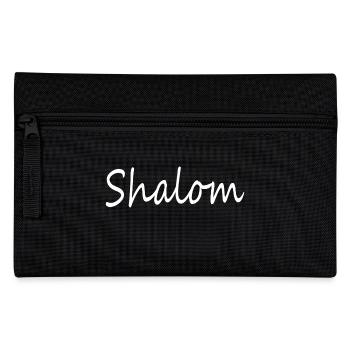 Shalom - Pencil Case - black - Front