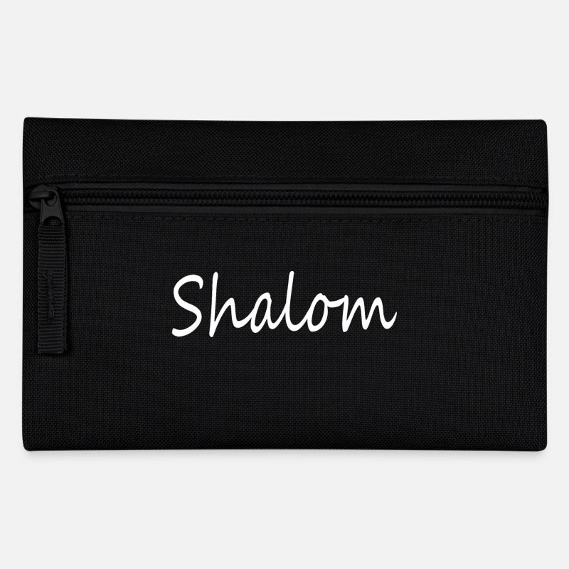Shalom - Federtasche - Schwarz