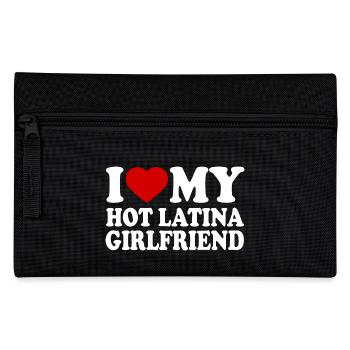 I love my hot latina girlfriend - Pencil Case - black - Front