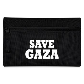 Save gaza - Pencil Case - black - Front