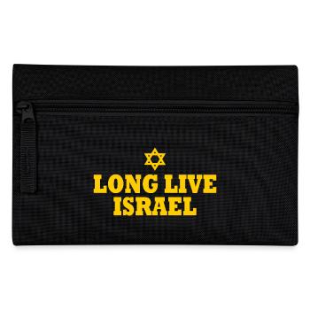 Long live israel - Trousse - noir - Devant