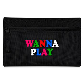 Wanna play - Federtasche - Schwarz - Vorne