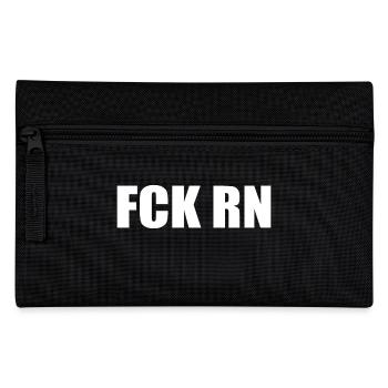 Fck rn - Pencil Case - black - Front