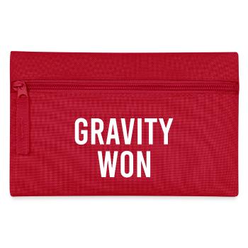 Gravity Won Gebrochener Arm Beinknochen Gelenk Gesund Werden - Federtasche - Rot - Vorne