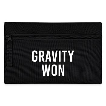 Gravity Won Gebrochener Arm Beinknochen Gelenk Gesund Werden - Federtasche - Schwarz - Vorne