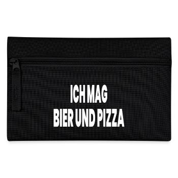 Bier - Federtasche - Schwarz - Vorne