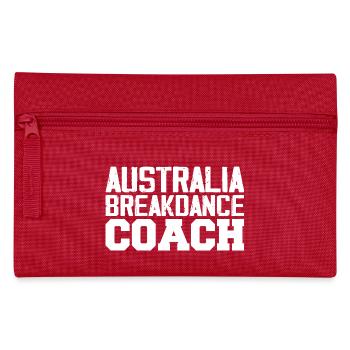 Australia Breakdance Coach - Pencil Case - red - Front