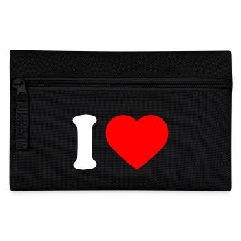 I love - Pencil Case - black - Front