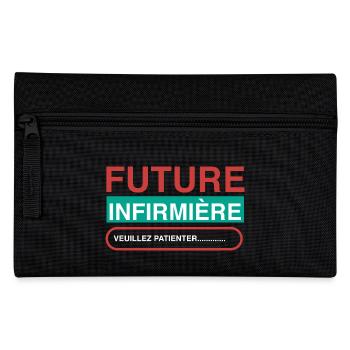future infirmière - Trousse - noir - Devant