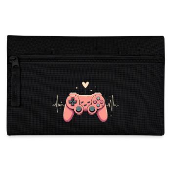 Gamer Videospiele Konsole Gaming Geburtstag Zocken - Federtasche - Schwarz - Vorne