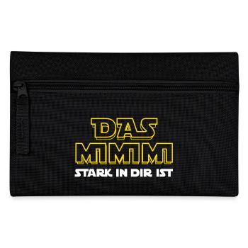 Das Mimimi stark in dir ist - rumheulen Spruch - Federtasche - Schwarz - Vorne