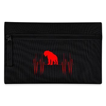 Sabre-toothed tiger - Pencil Case - black - Front