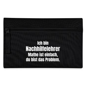 Tutor in Mathematics - Pencil Case - black - Front
