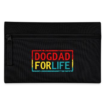 Hundepapa fürs Leben - Federtasche - Schwarz - Vorne