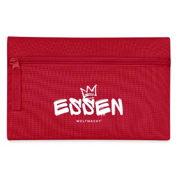 Essen Weltmacht - Federtasche - Rot - Vorne