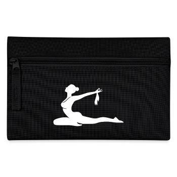 Meditation and Yoga Expression of Power and Elegance - Pencil Case - black - Front