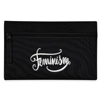 Féminisme Dicton Cadeau Vintage Émancipation - Trousse - noir - Devant