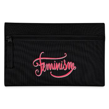 Féminisme Dicton Cadeau Vintage Émancipation - Trousse - noir - Devant