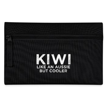 Kiwi Like an Aussie but Cooler - New Zealand - Pencil Case - black - Front